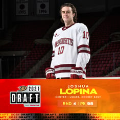 Ducks draft Josh Lopina